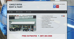 Desktop Screenshot of eagleriverbodyandpaint.com